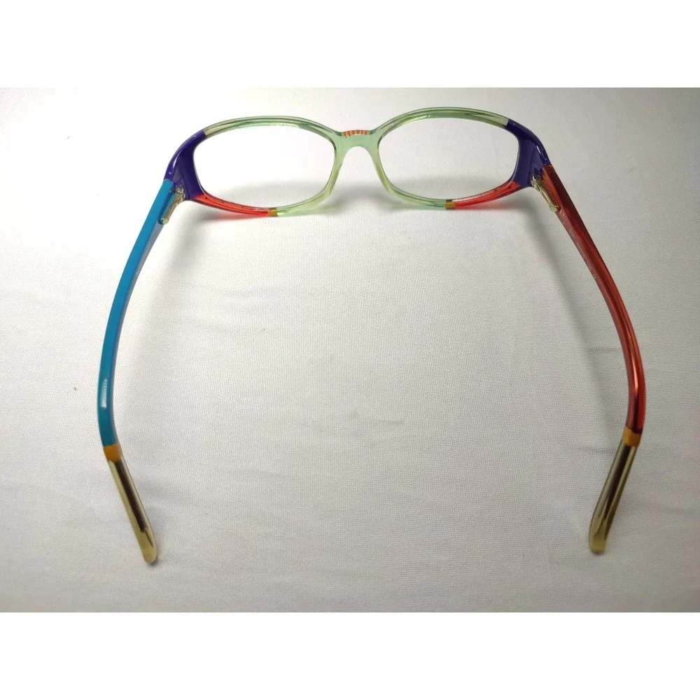 Ronit Furst 2321 Eyeglass Frames Handpainted Multicolor Oval Full Rim 53-18-135